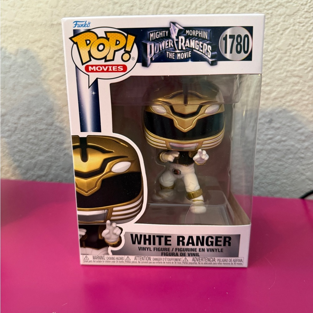 Funko Pop! White and Gold Ranger Vinyl 1780 Figure